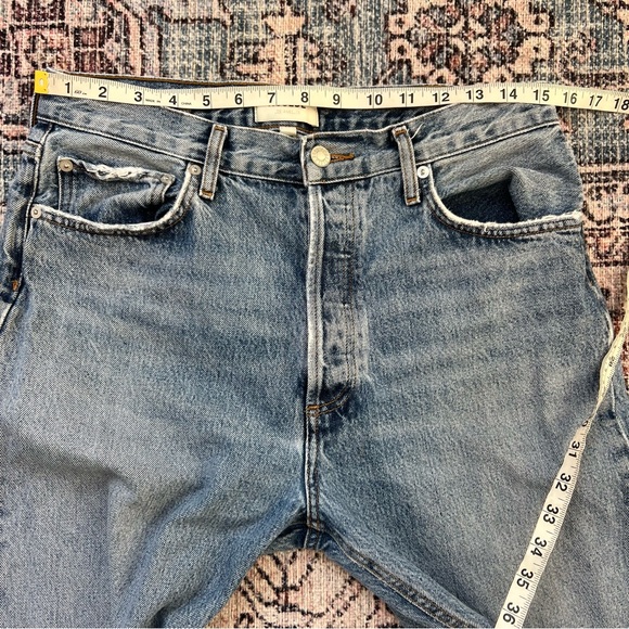 Agolde 90'S PINCH WAIST HIGH RISE STRAIGHT a154-1206 Size 29 Lightly Distressed - Picture 8 of 13